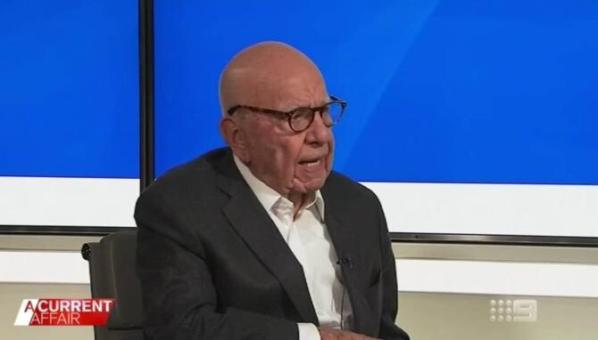 Miliardarul Rupert Murdoch s-a logodit pentru a cincea oară, la vârsta de 92 de ani. Divorțase în 2022 / Foto: Captură video Youtube A Current Affair