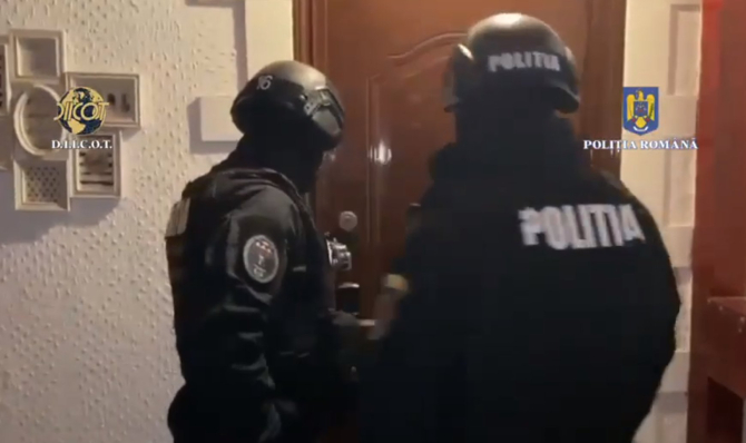 FOTO: Captură video @Poliția Română