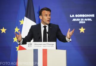 UPDATE / Emmanuel Macron: Există un risc ca Europa să moară. Trebuie să facă față unor crize fără a se baza pe SUA